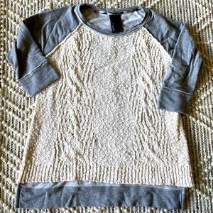 Anthropologie sweater + sweatshirt